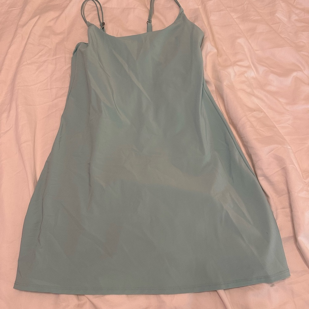 Abercrombie Traveler Mini Dress, Blue Green Athletic Dress XS